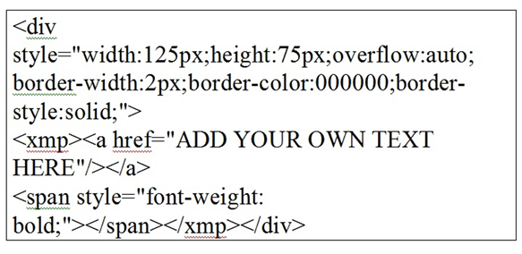 Random Ramblings: To make your own scroll box for text